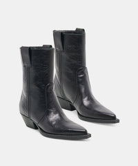 RYEN BOOTIES BLACK LEATHER