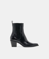 SOLINE H2O BOOTIES BLACK LEATHER