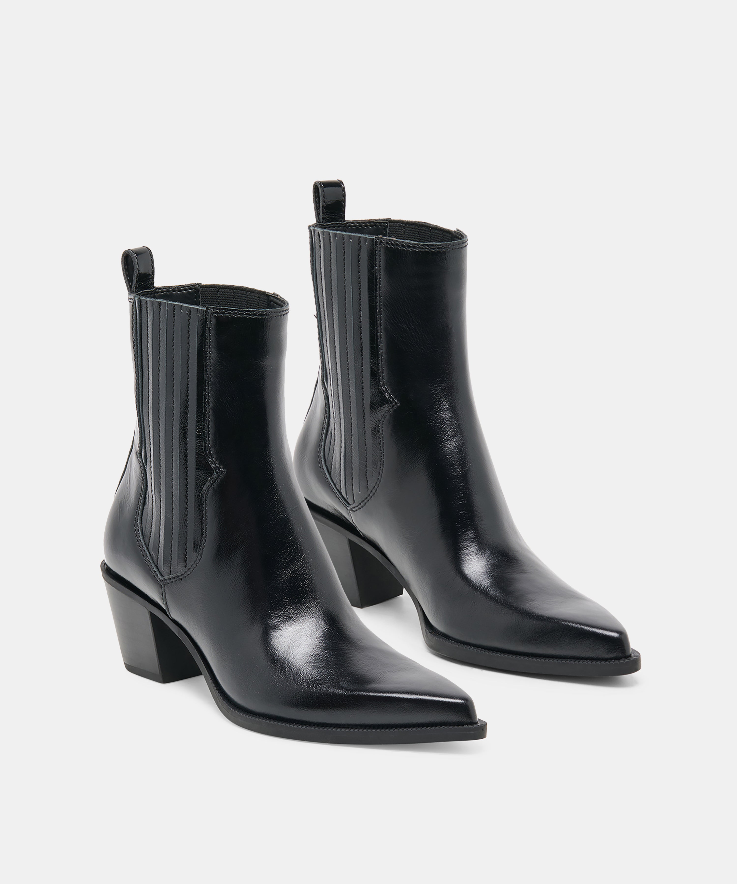 SOLINE H2O BOOTIES BLACK LEATHER