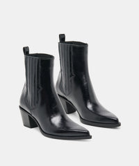 SOLINE H2O BOOTIES BLACK LEATHER