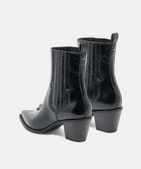 SOLINE H2O BOOTIES BLACK LEATHER
