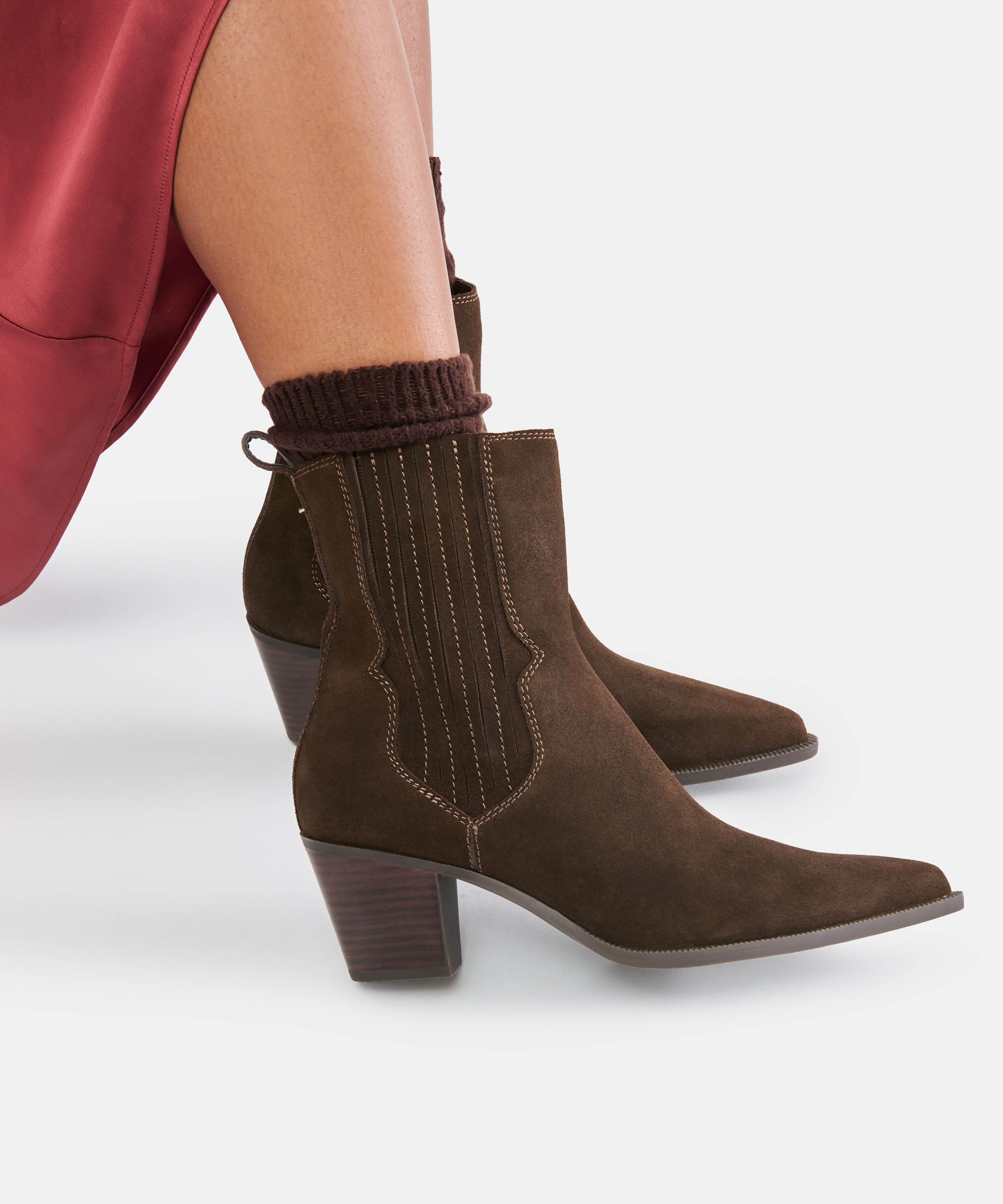 SOLINE H2O BOOTIES ESPRESSO SUEDE