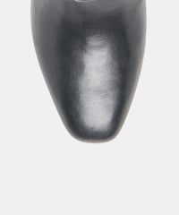 TYWIN EXTRA WIDE CALF BOOTS BLACK LEATHER