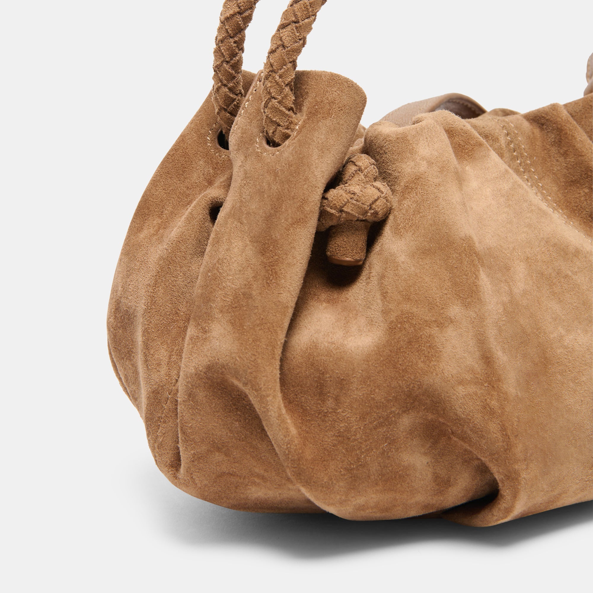 COCOA CROSSBODY DARK TAN SUEDE