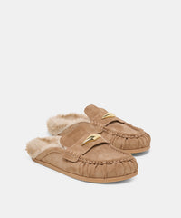 JODERO PLUSH FLATS MUSHROOM SUEDE