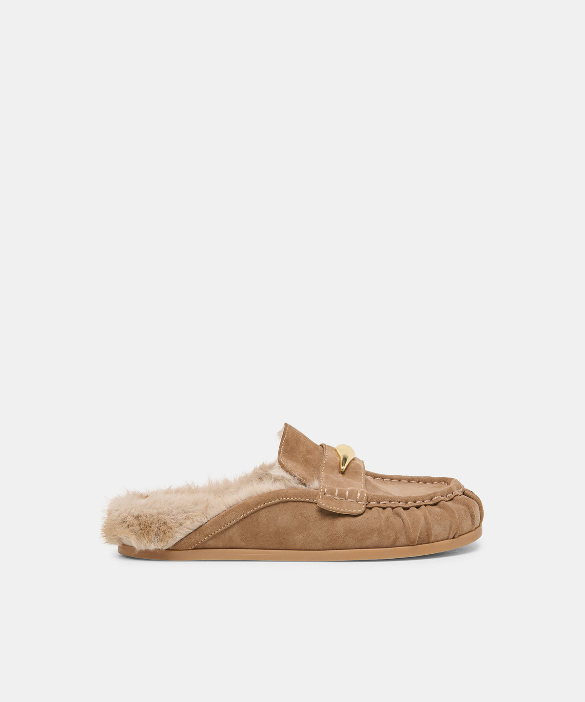 JODERO PLUSH FLATS MUSHROOM SUEDE