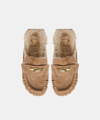 JODERO PLUSH FLATS MUSHROOM SUEDE