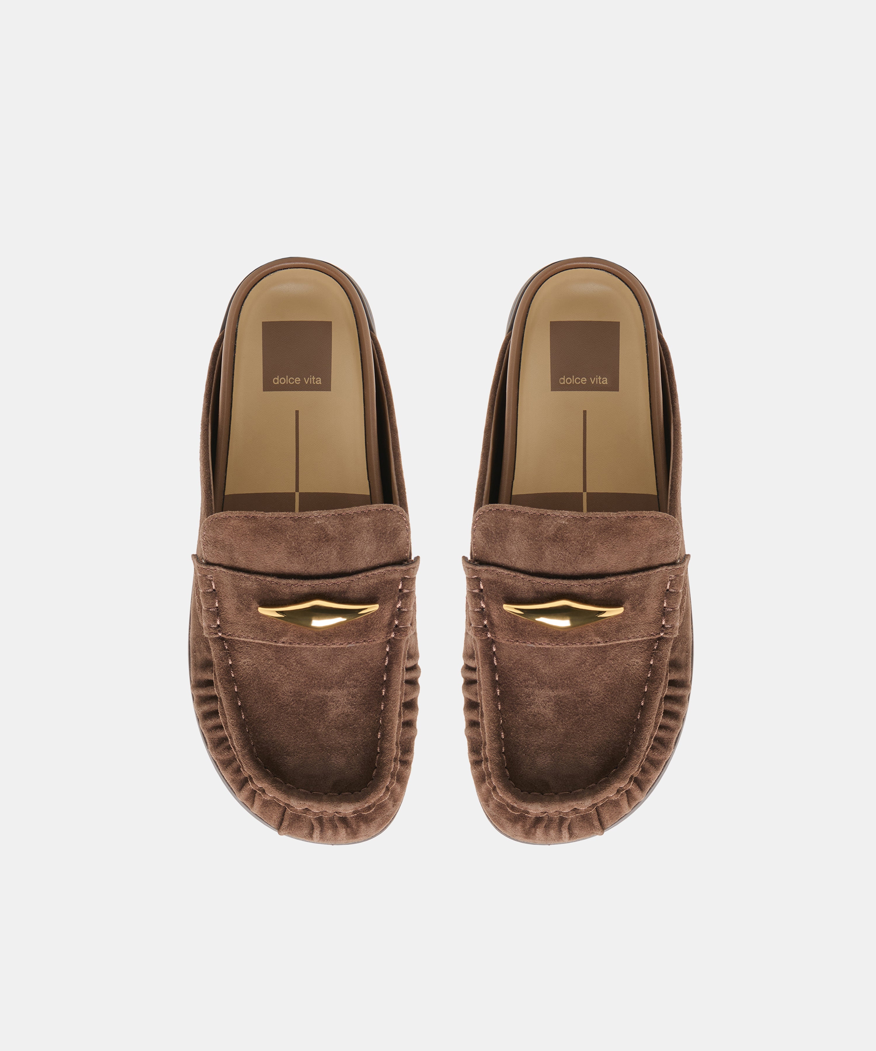 JODERO FLATS DK BROWN SUEDE