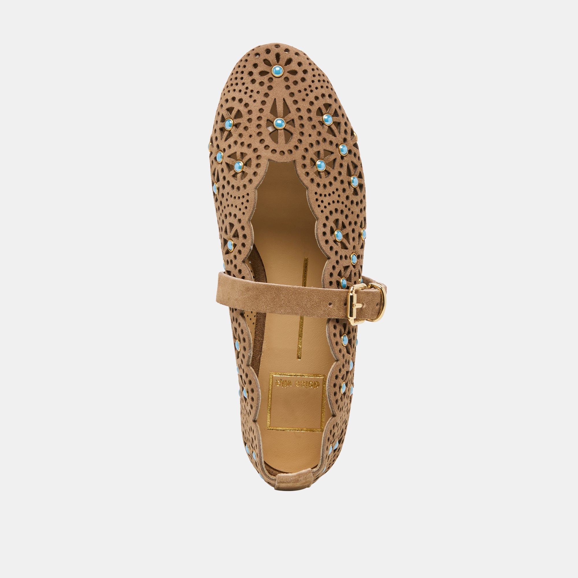 MORGIN BALLET FLATS MUSHROOM SUEDE