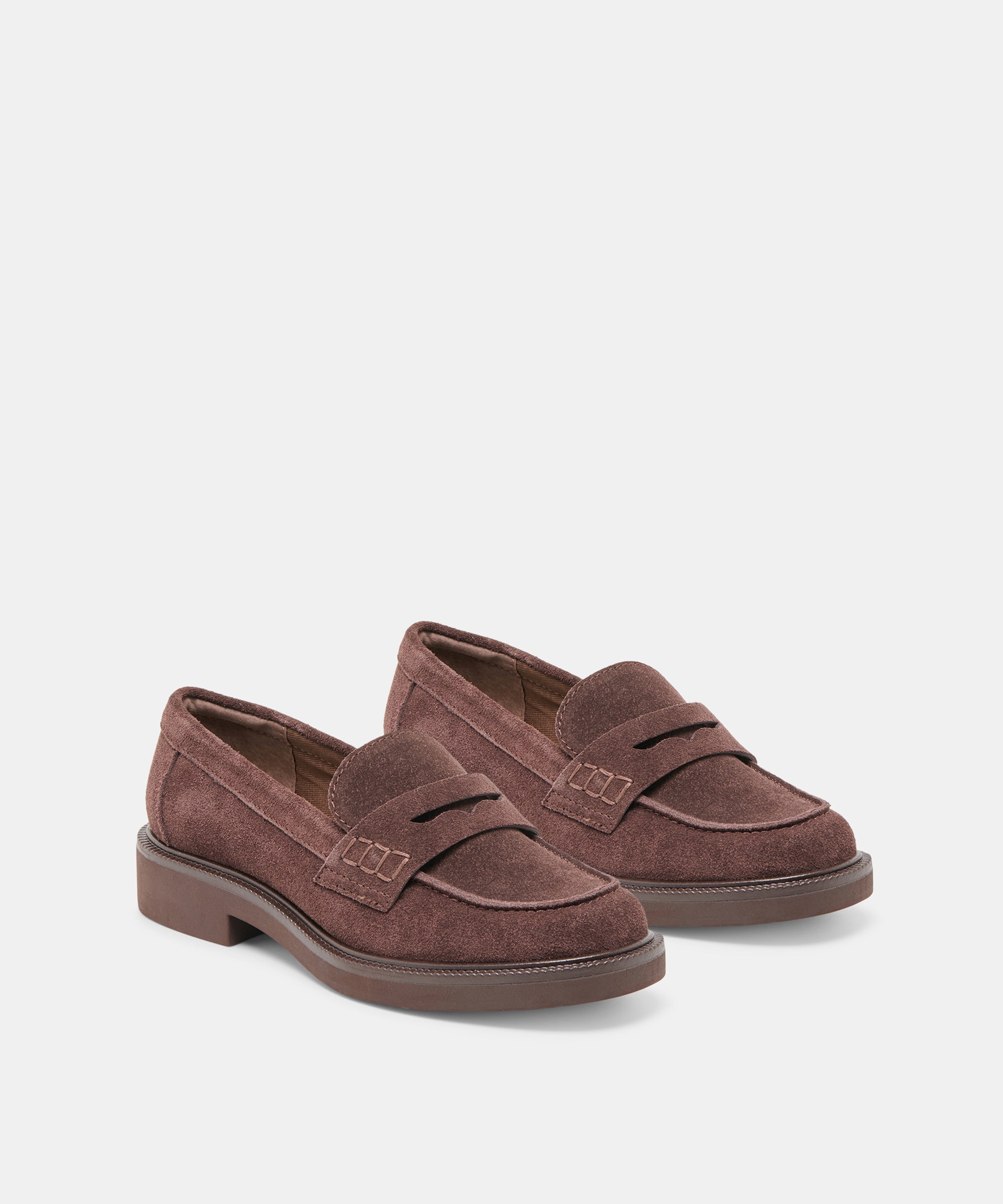 TIGGY LOAFERS MAHOGANY SUEDE