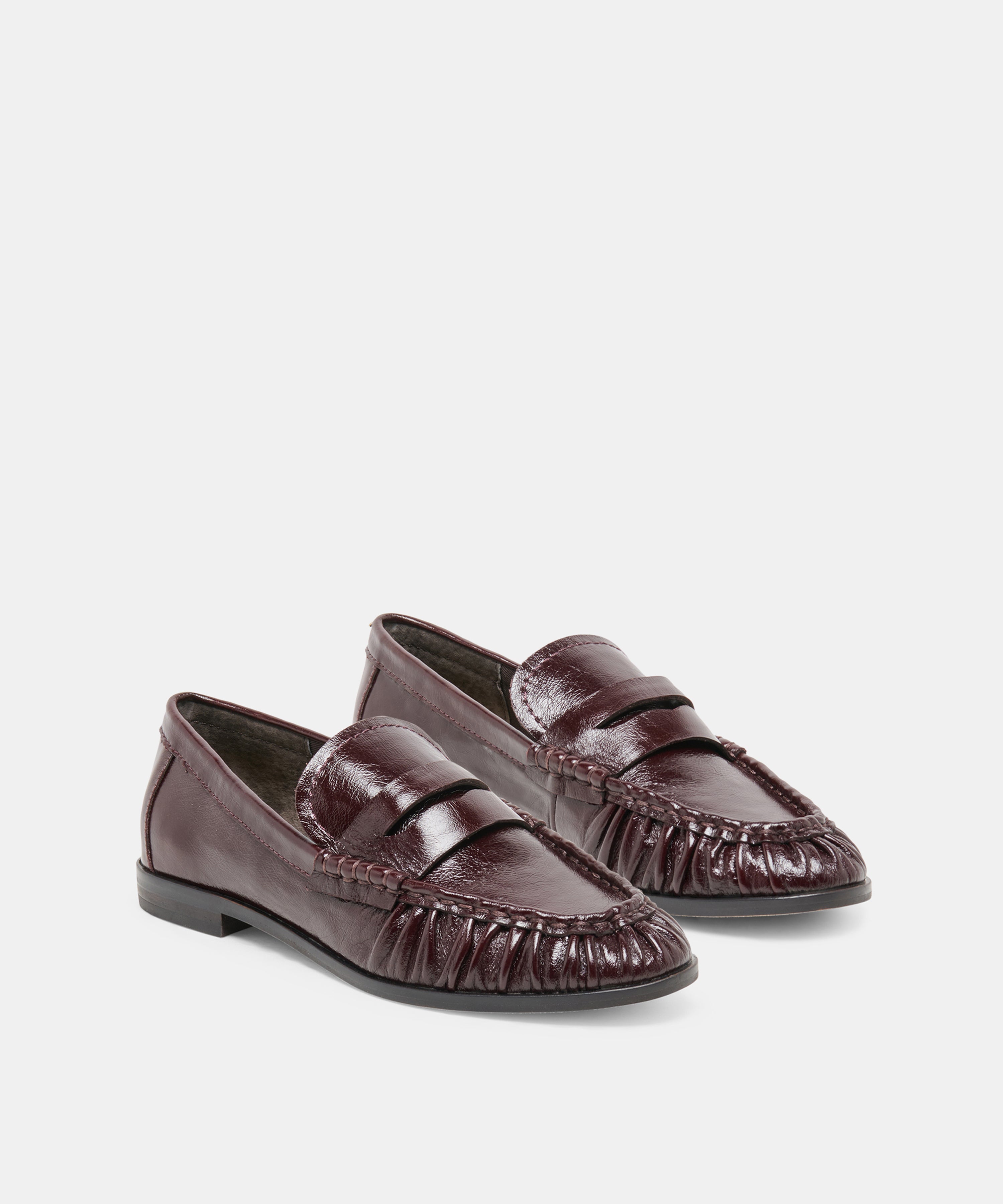 BAXEN LOAFERS OXBLOOD LEATHER
