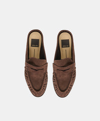 BETZY LOAFERS DK BROWN SUEDE