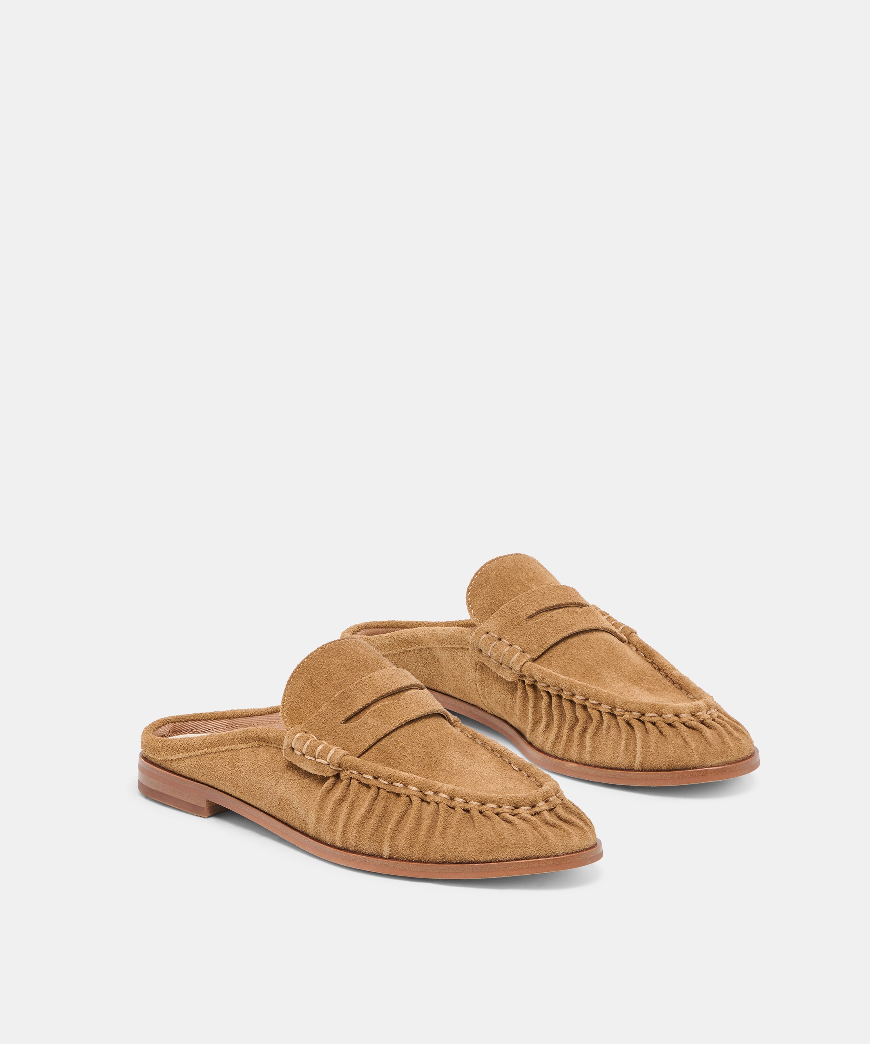 BETZY LOAFERS LT BROWN SUEDE