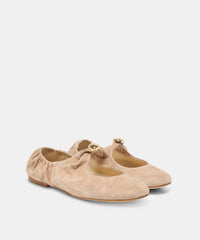 CORNEL FLATS CAMEL SUEDE