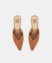 ELM FLATS BROWN SUEDE