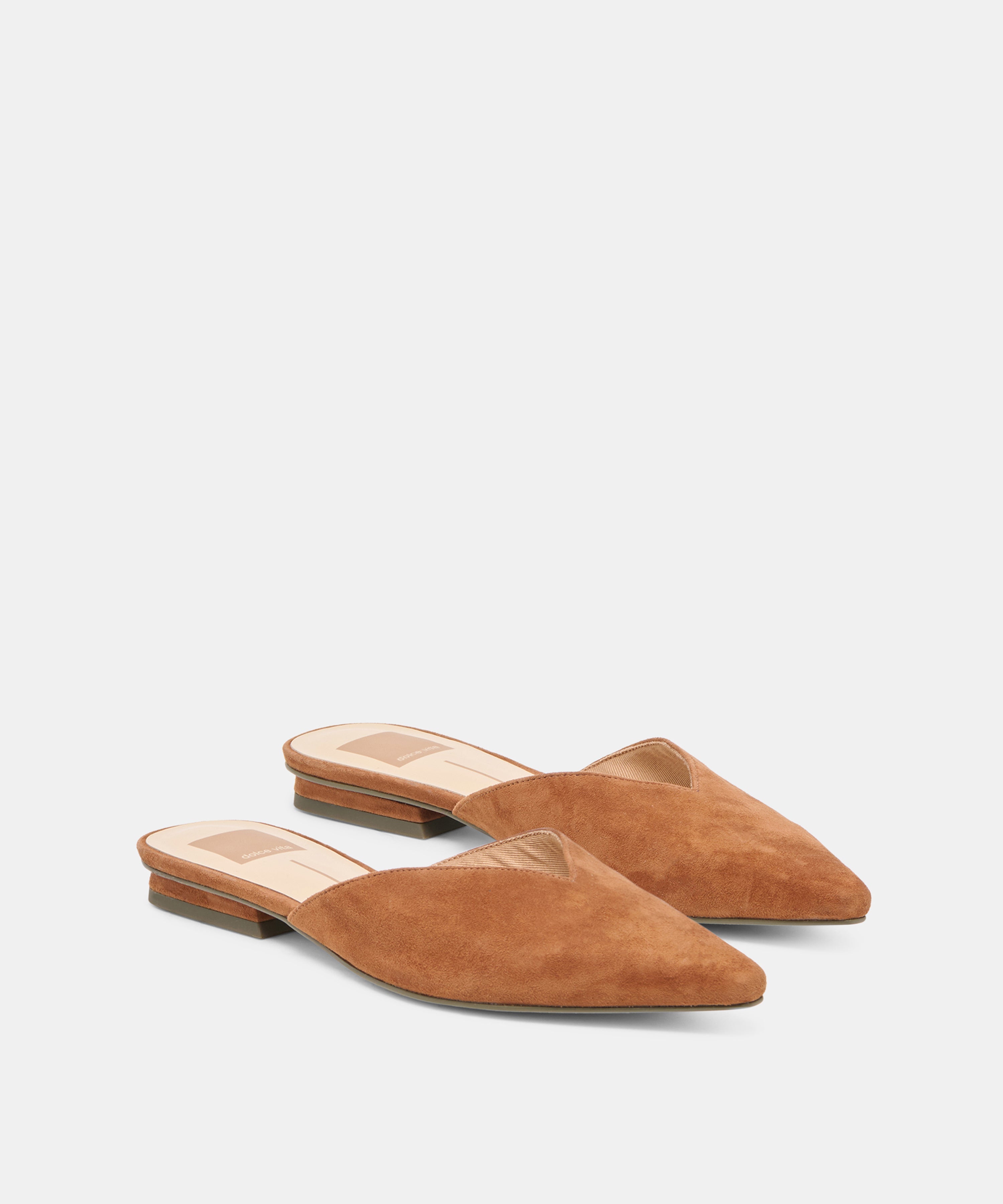 ELM FLATS BROWN SUEDE