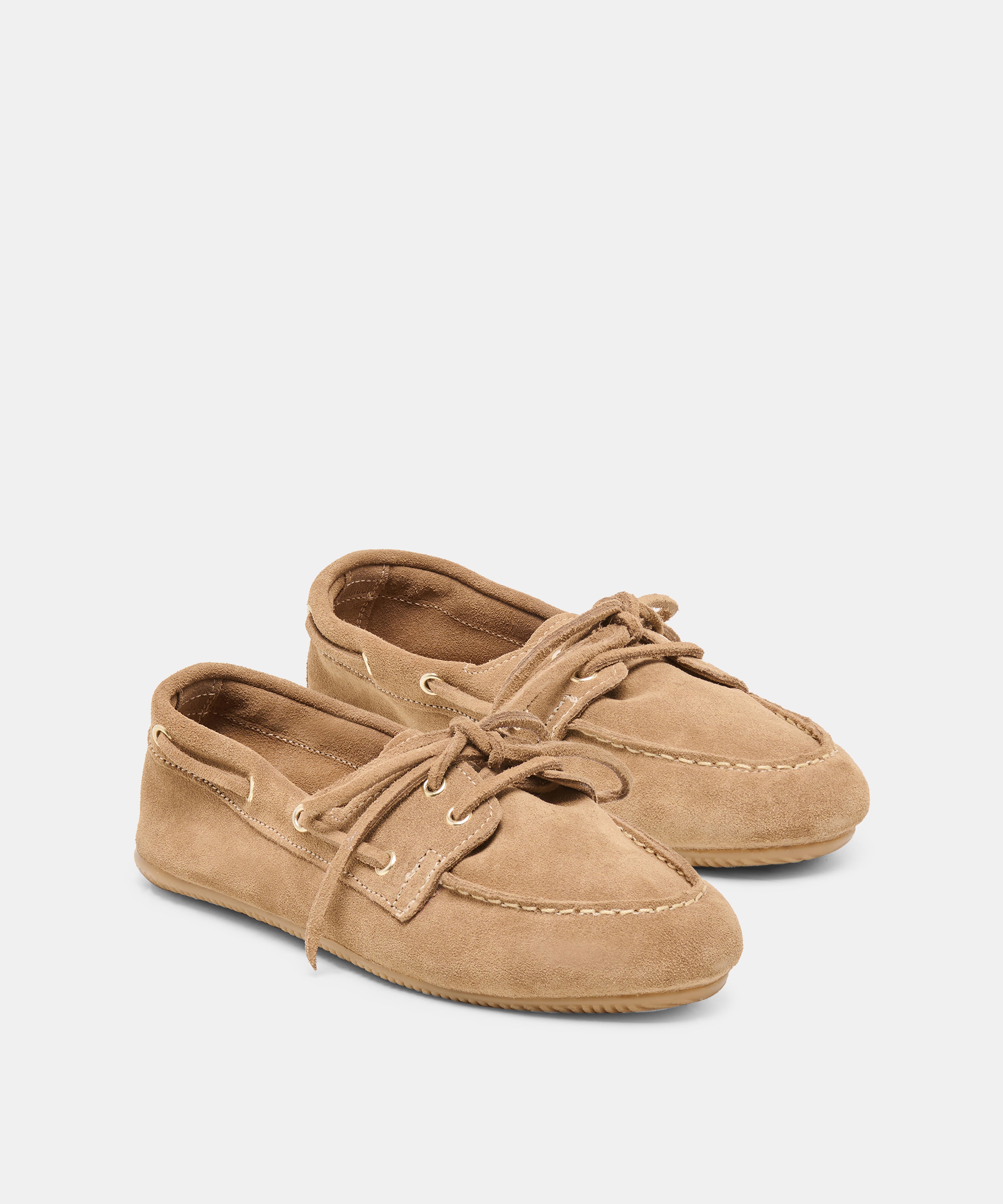 FLORAH LOAFERS TAUPE SUEDE