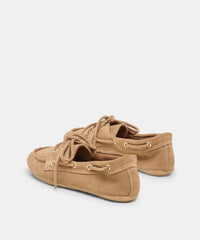FLORAH LOAFERS TAUPE SUEDE
