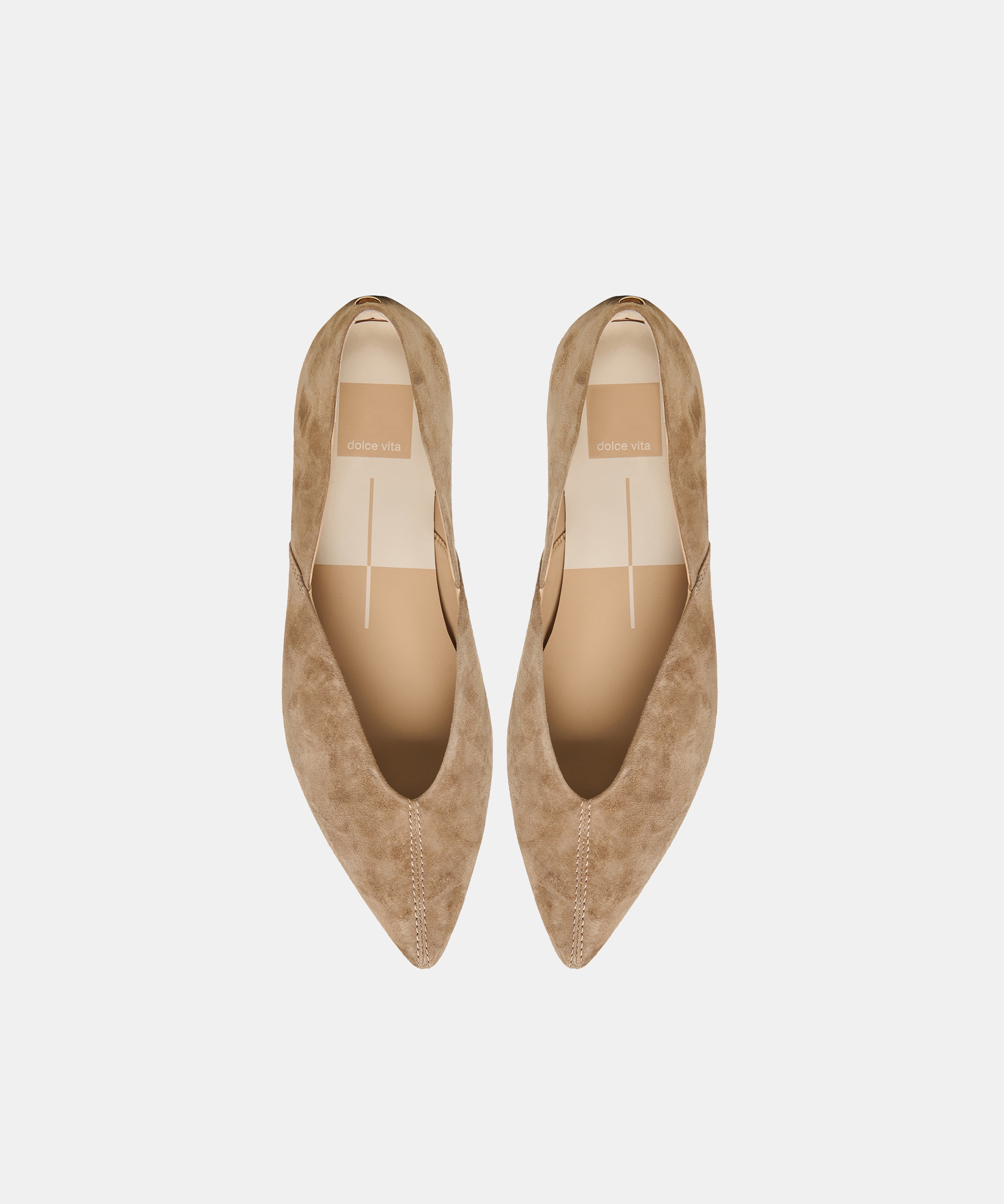 GEMA FLATS TAUPE SUEDE