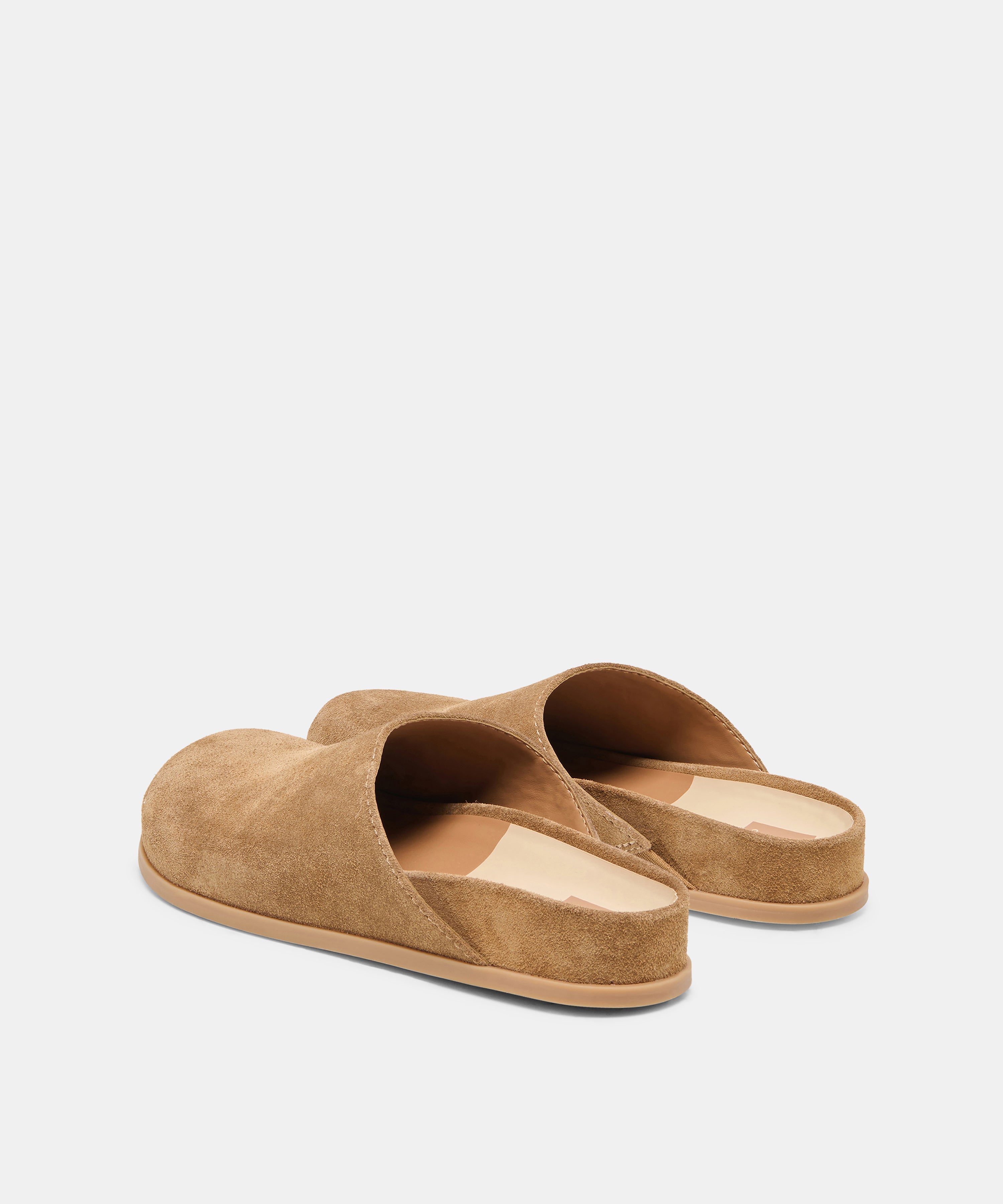 JONEY FLATS LT BROWN SUEDE