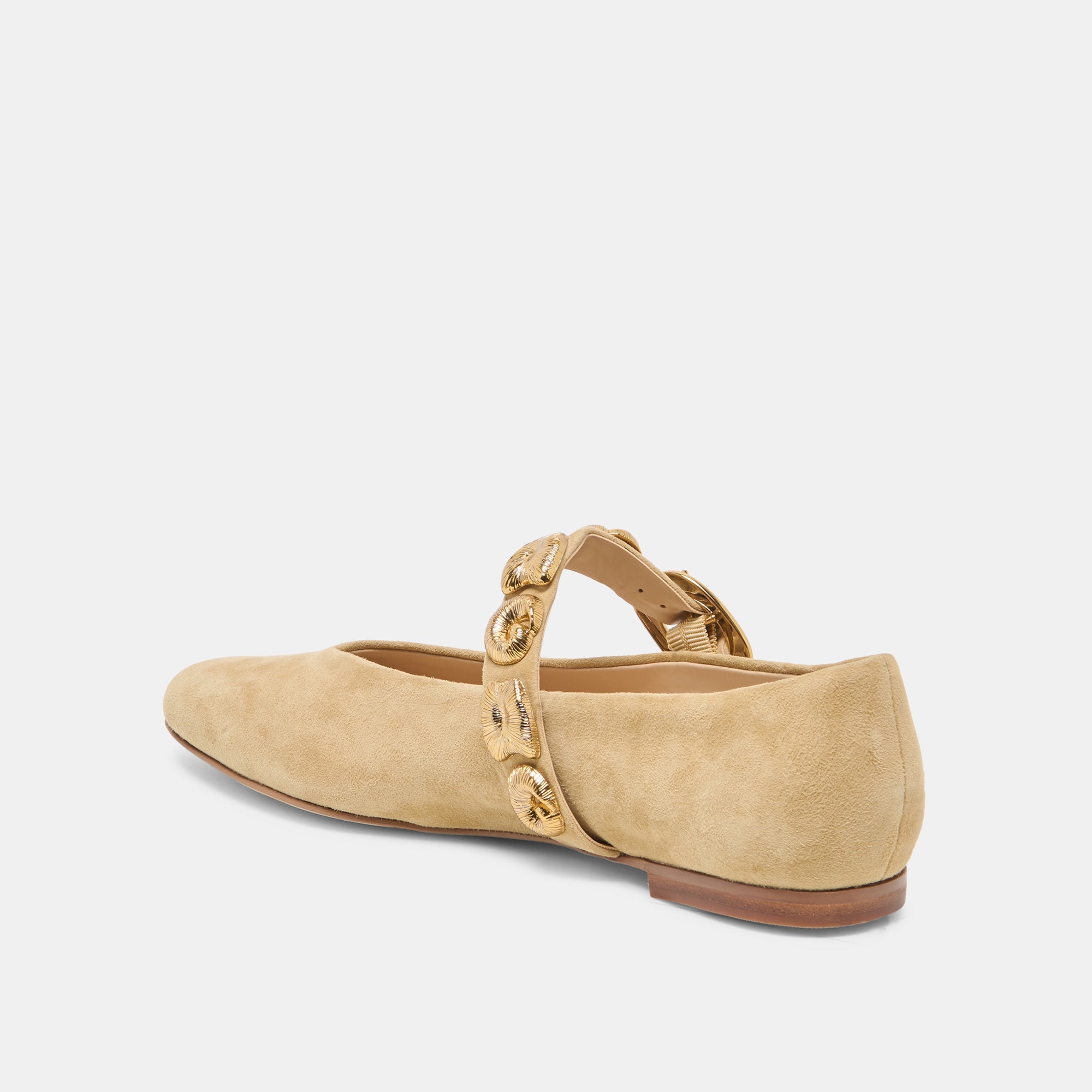 LOREE BALLET FLATS DESERT TAUPE SUEDE