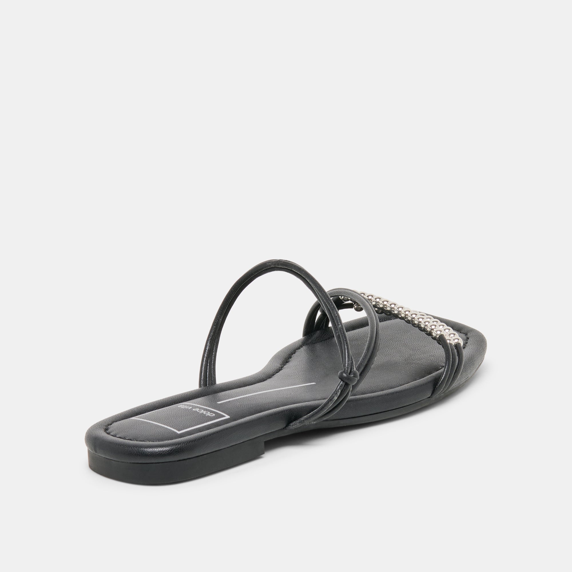 LYNDEE BEAD SANDALS BLACK STELLA
