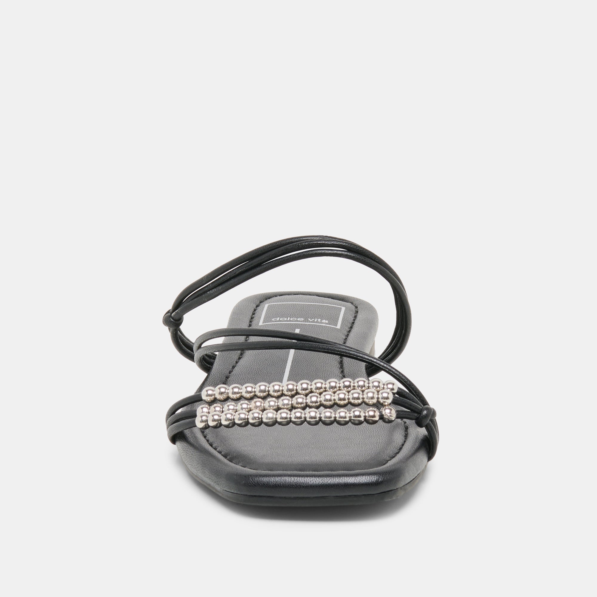 LYNDEE BEAD SANDALS BLACK STELLA