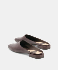 MACLYN FLATS BLACK CHERRY LEATHER