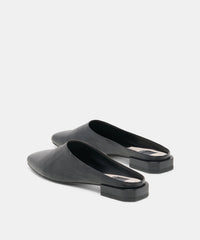 MACLYN FLATS BLACK LEATHER