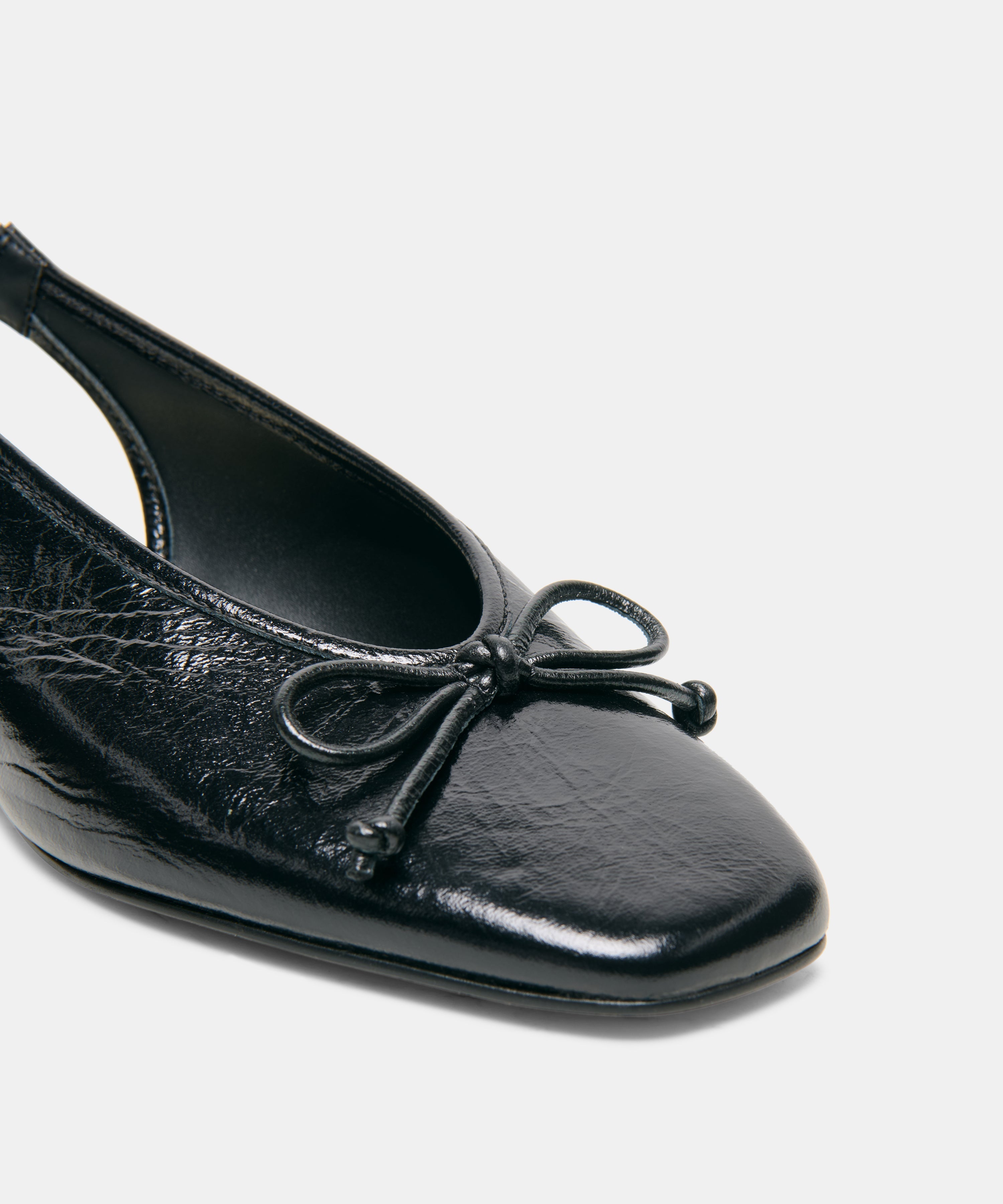 MARIEN MID HEELS BLACK LEATHER