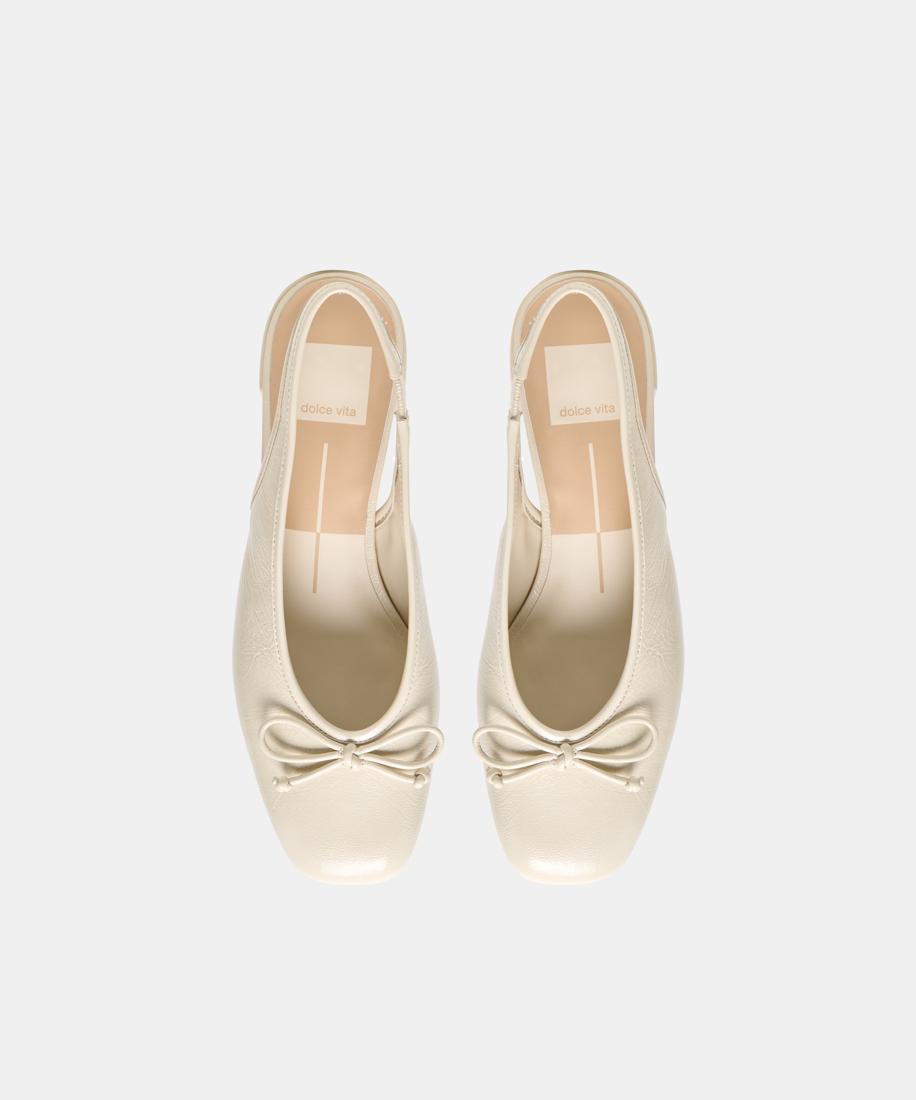 MARIEN MID HEELS IVORY LEATHER
