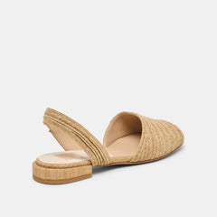 MARZY SANDALS NATURAL RAFFIA