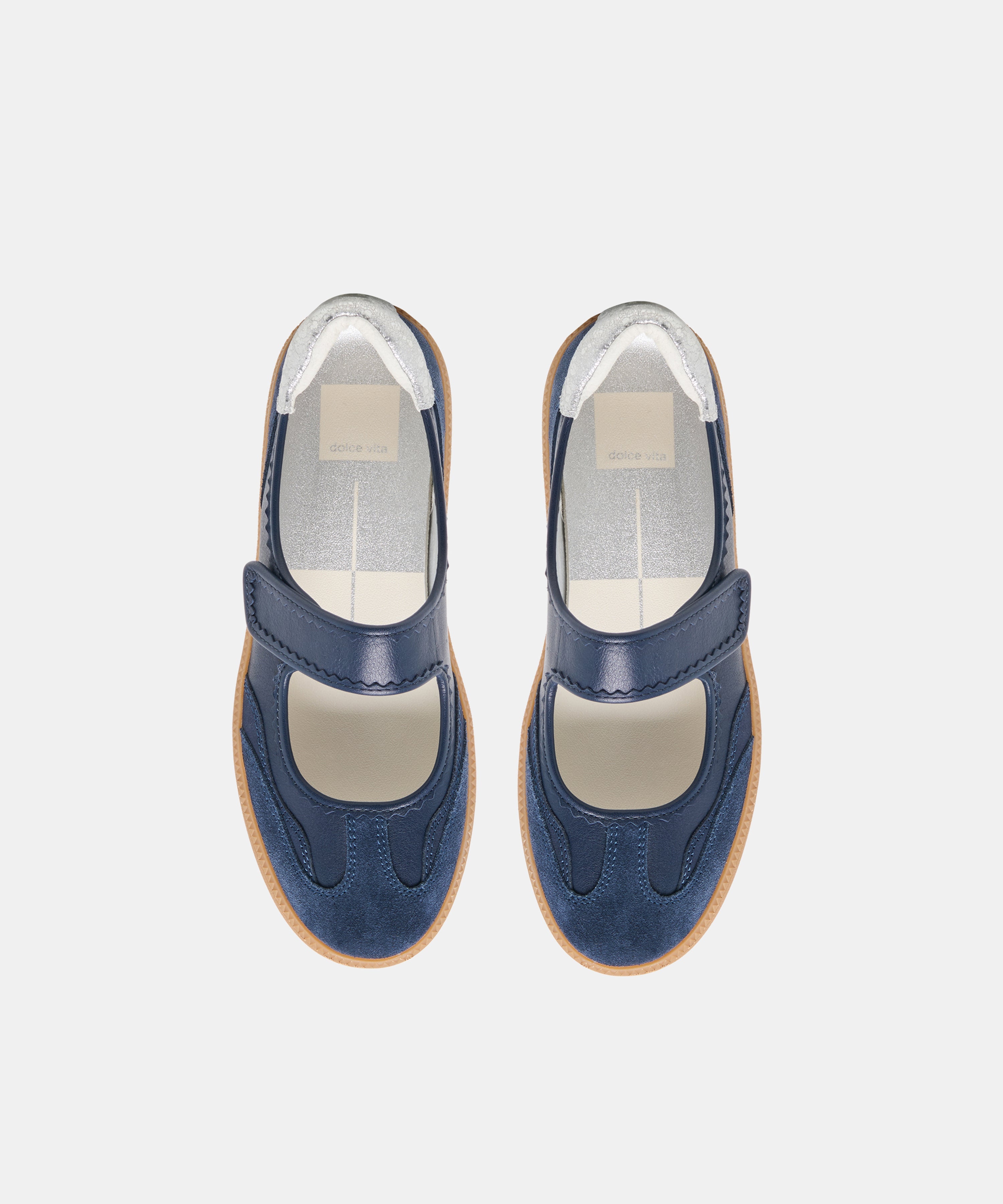 NANET SNEAKERS DK NAVY LEATHER