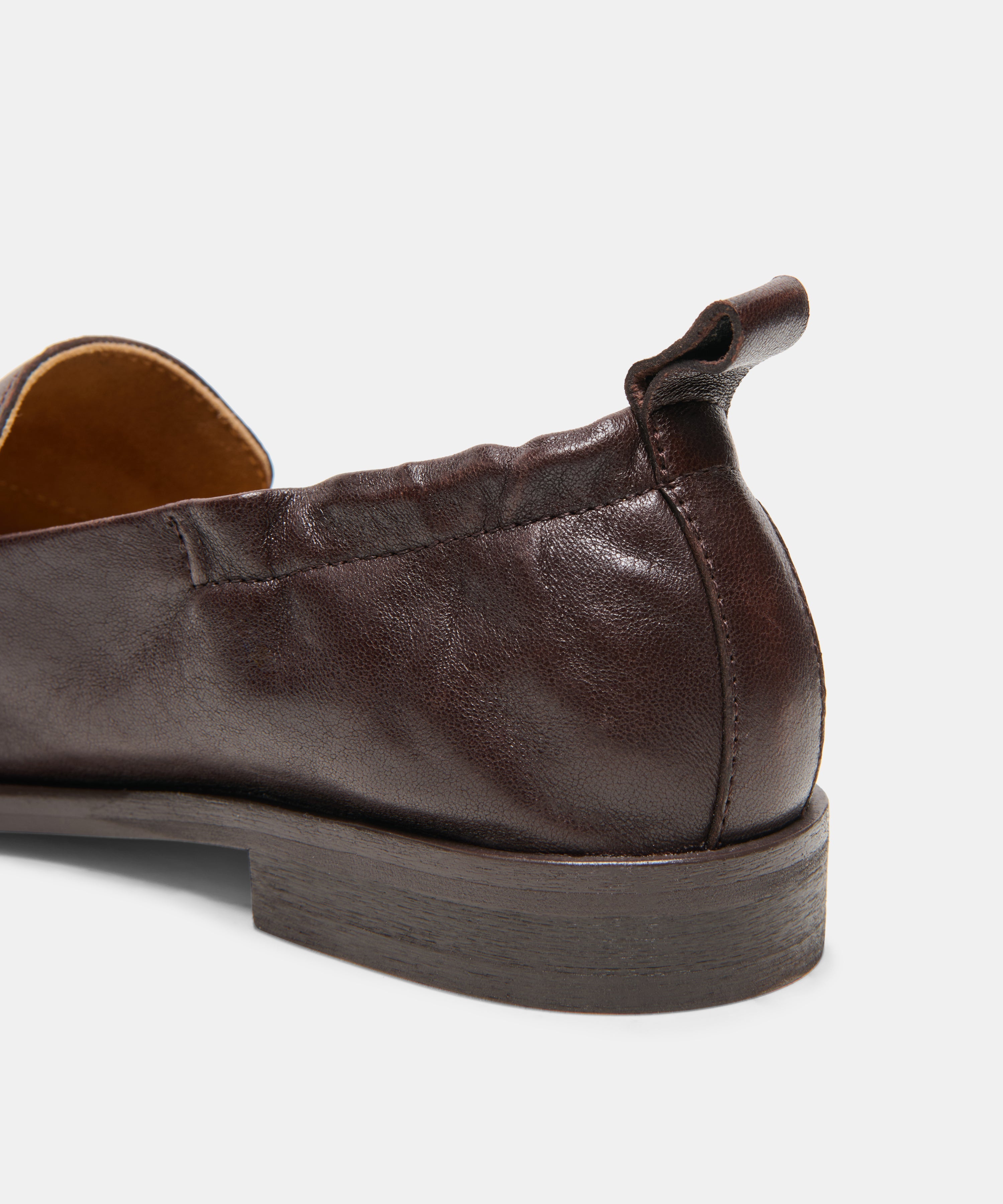 RAMZIE LOAFERS CHOCOLATE LEATHER