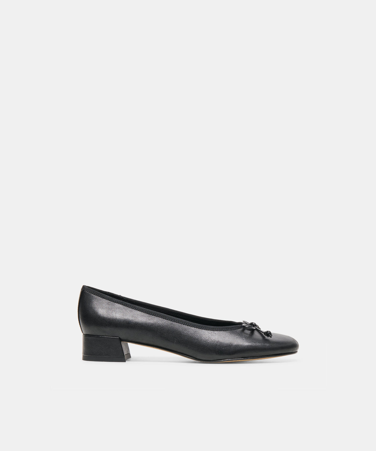 RITLA MID HEELS BLACK LEATHER