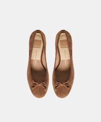 RITLA MID HEELS COCOA SUEDE
