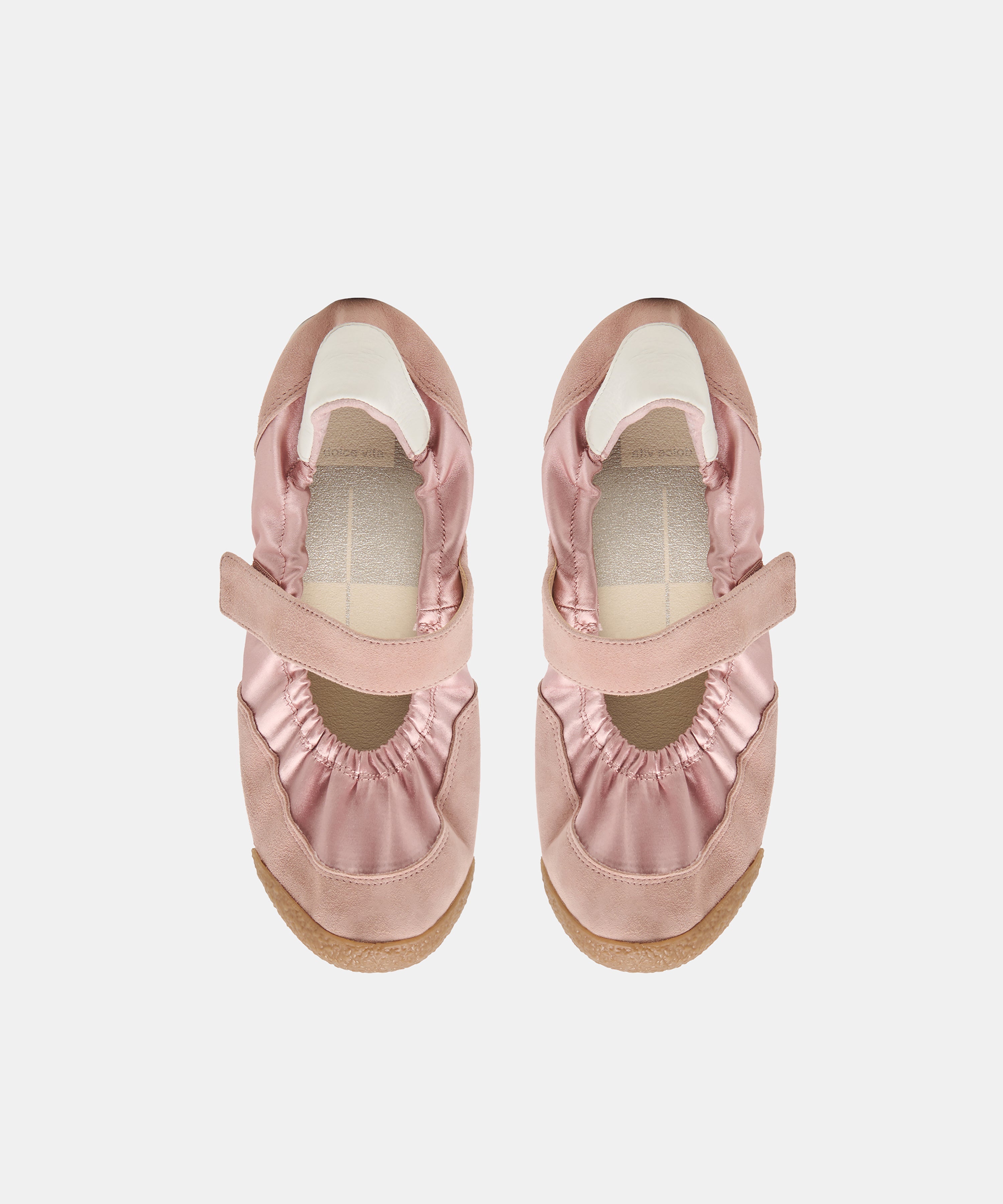 SPRUCE SNEAKERS AGED ROSE SATIN