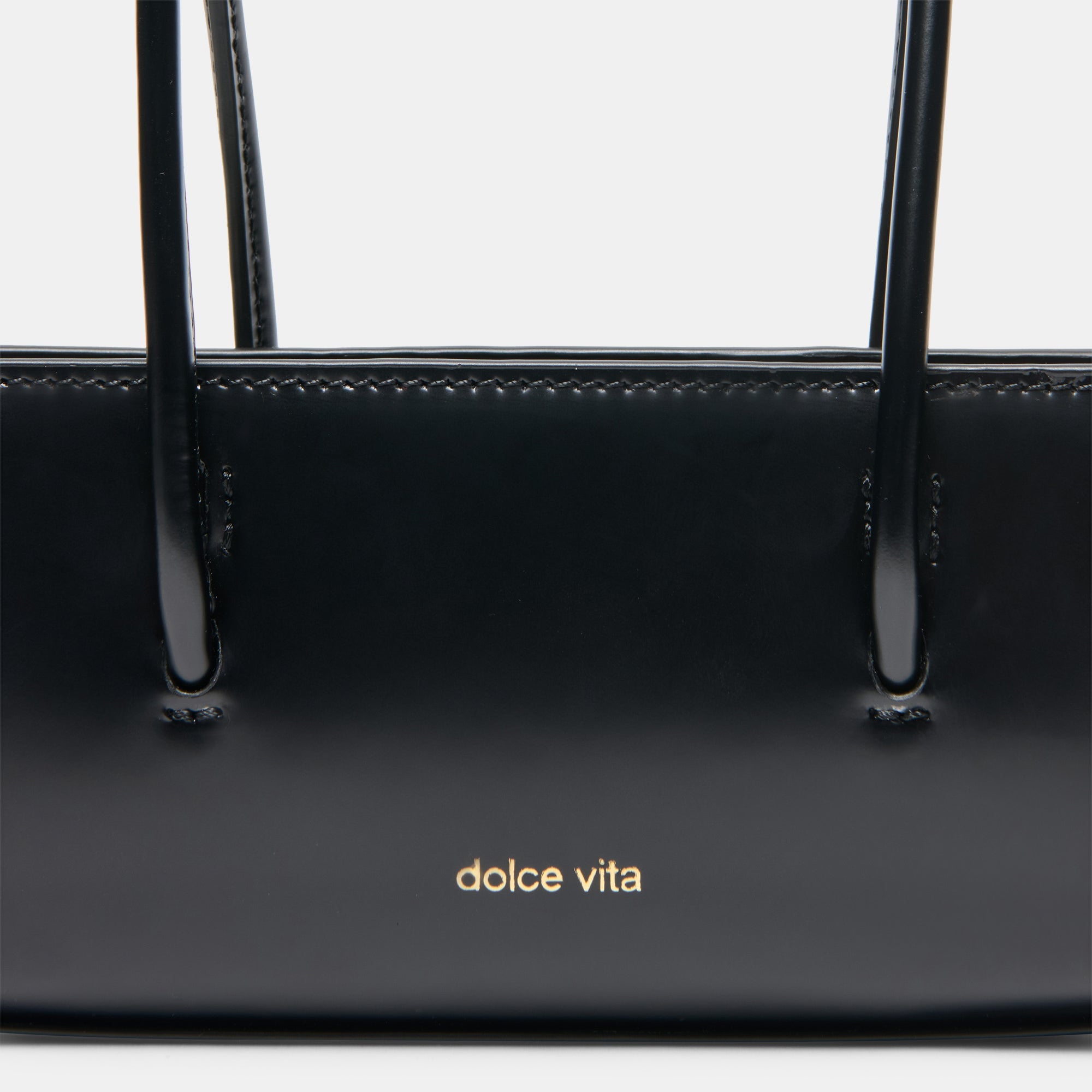 BESTIE HANDBAG BLACK LEATHER