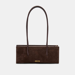 BESTIE HANDBAG ESPRESSO SUEDE