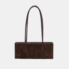 BESTIE HANDBAG ESPRESSO SUEDE