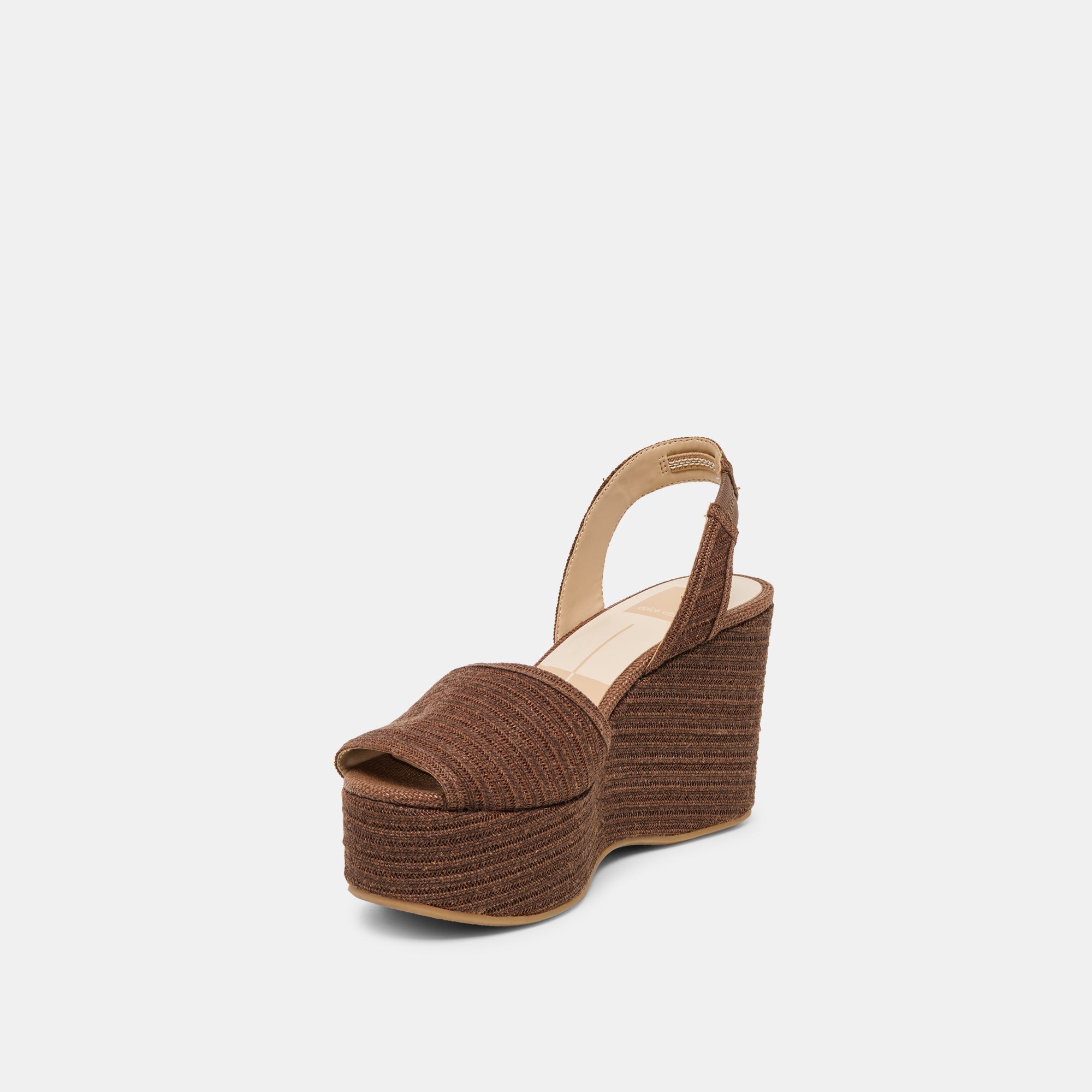 AKERA WEDGES COCOA RAFFIA