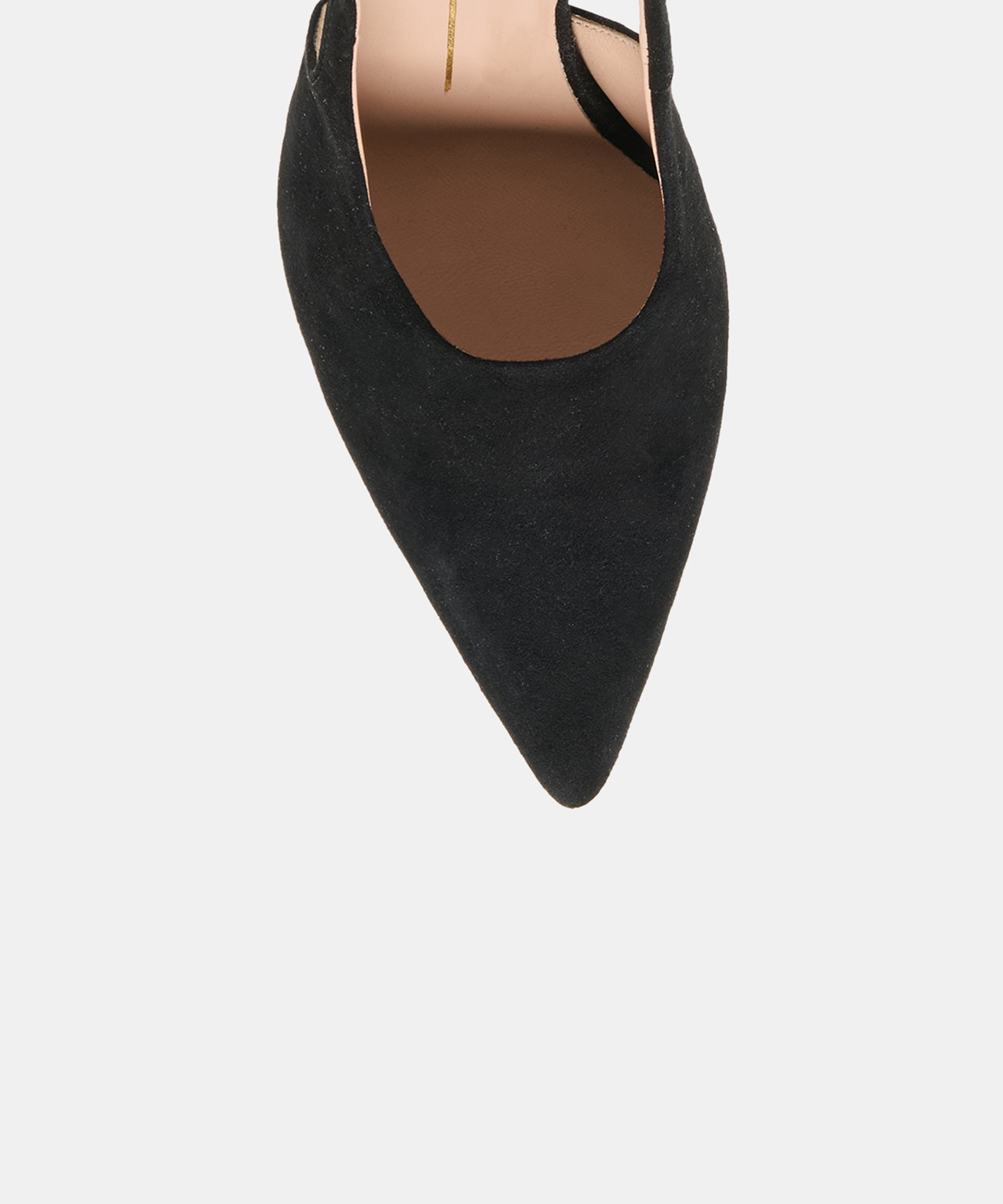 ALINNA HEELS ONYX SUEDE