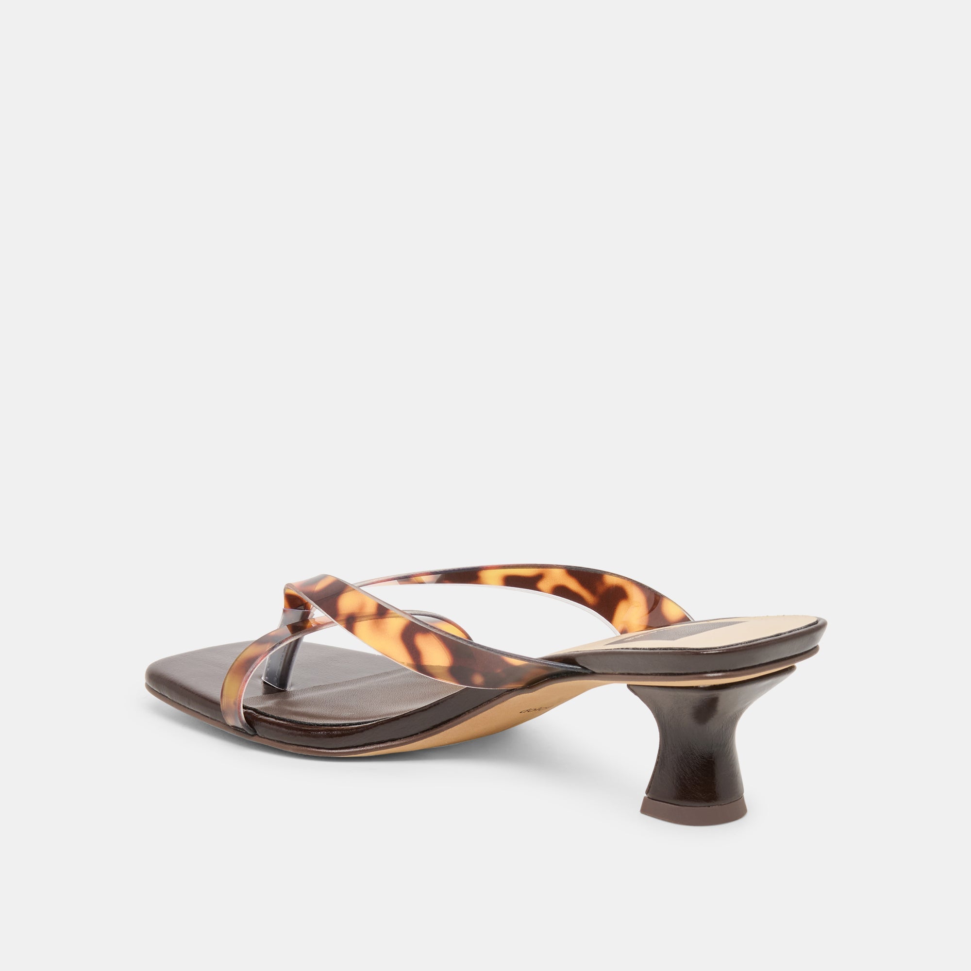 BREVEL VINYL HEELS TORTOISE JELLY