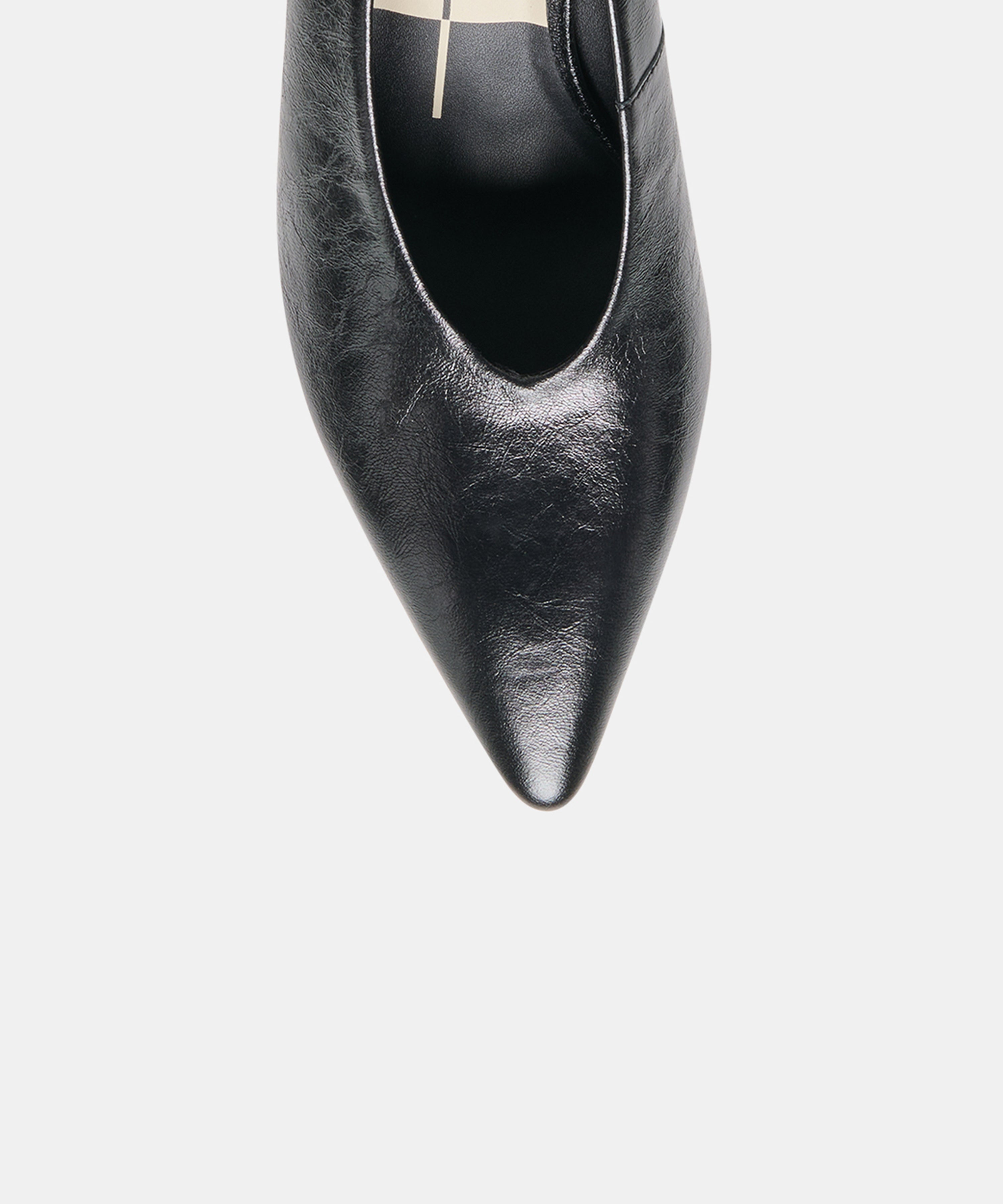 CAMERO WEDGES BLACK LEATHER