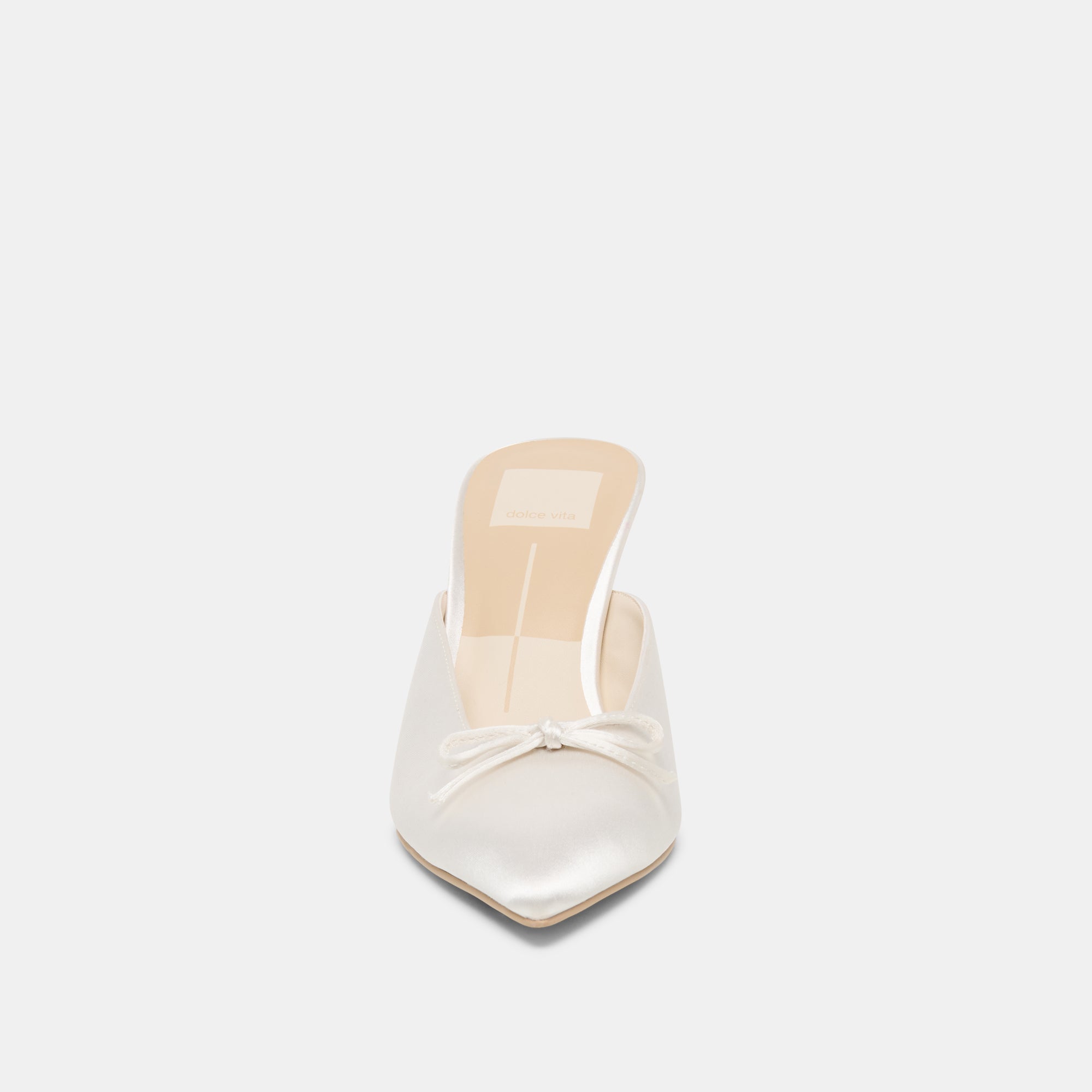 CLEO HIGH HEELS OFF WHITE SATIN
