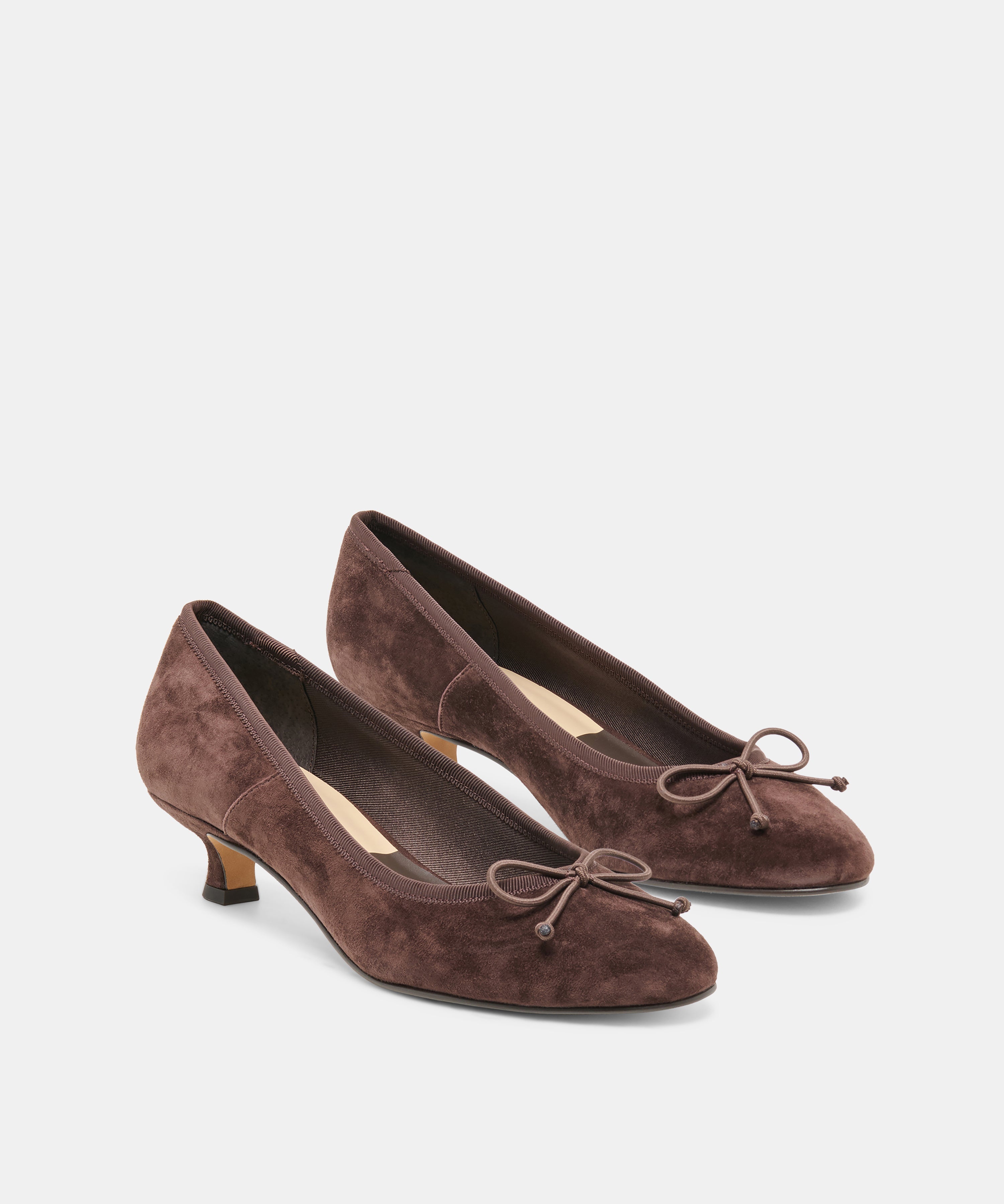 DAWSEN HEELS MAHOGANY SUEDE
