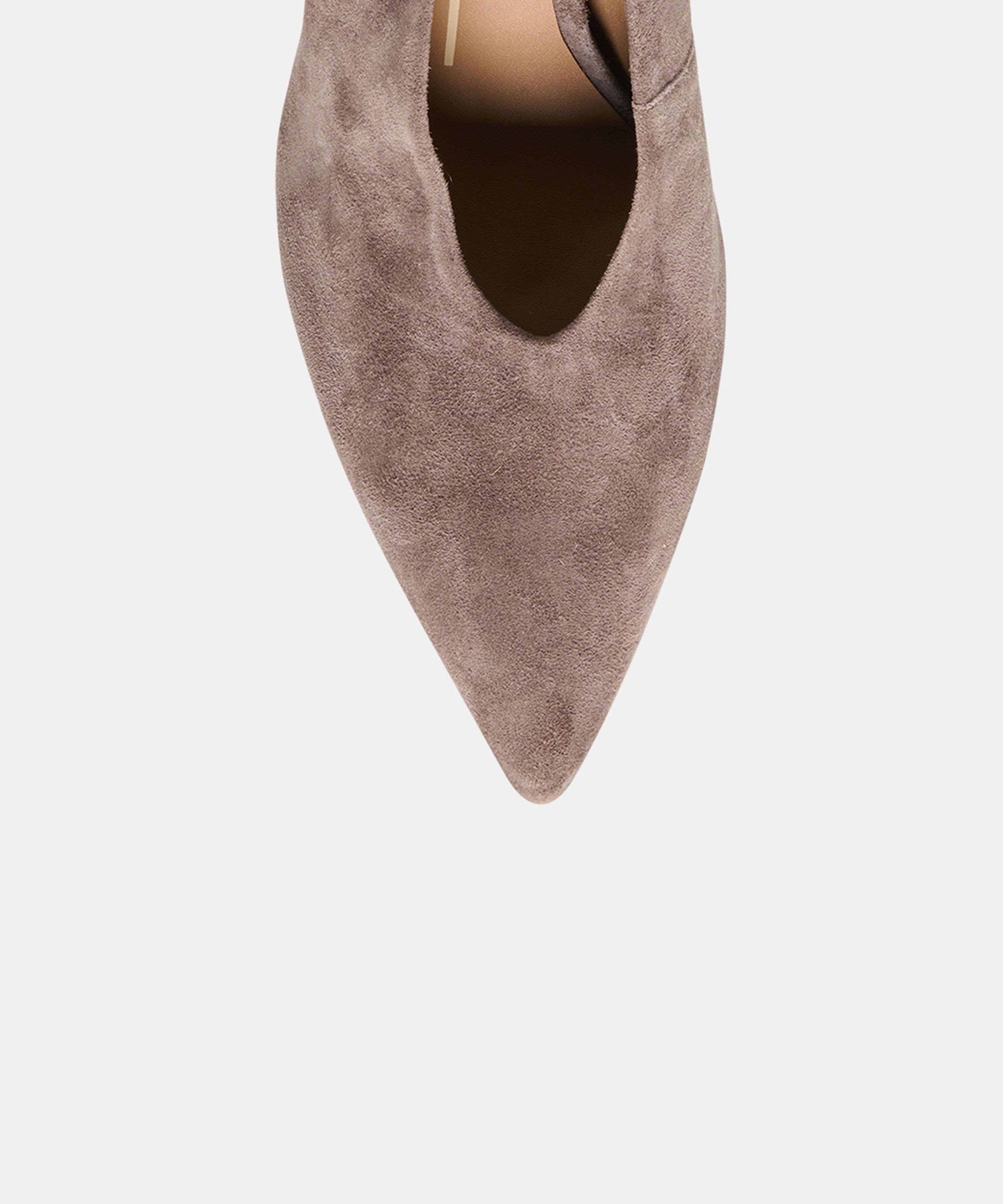 EMANI HEELS DOVE SUEDE