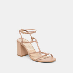 FIZZY HEELS LT TAN LEATHER