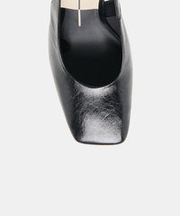 GESSIA HEELS MIDNIGHT LEATHER