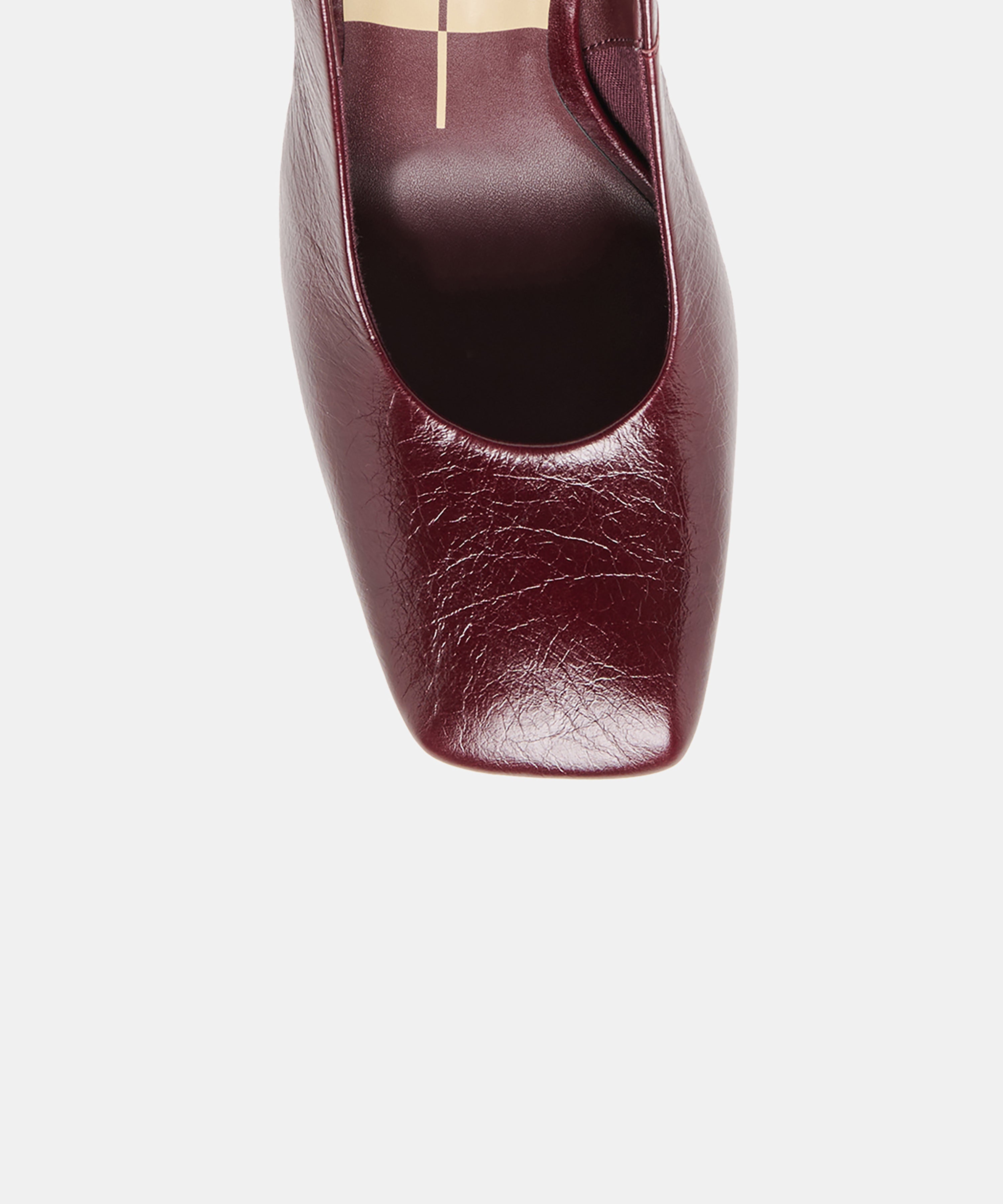 GESSIA HEELS OXBLOOD CRINKLE PATENT
